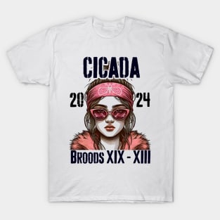 Entomology Cicada Lover Cicada Fest 2024 Broods XIX & XIII T-Shirt
